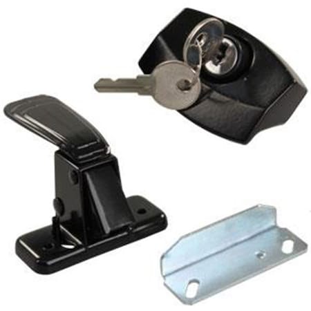 Jr Products JR PRODUCTS 11675 Camper Door Latch Black J45-11675